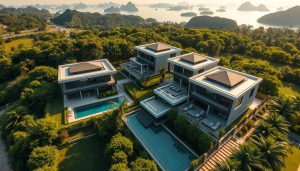 Biệt thự Vinhomes Hạ Long Xanh với tầm nhìn ra vịnh Hạ Long