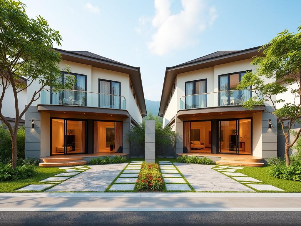 Biệt thự song lập Vinhomes Hạ Long Xanh