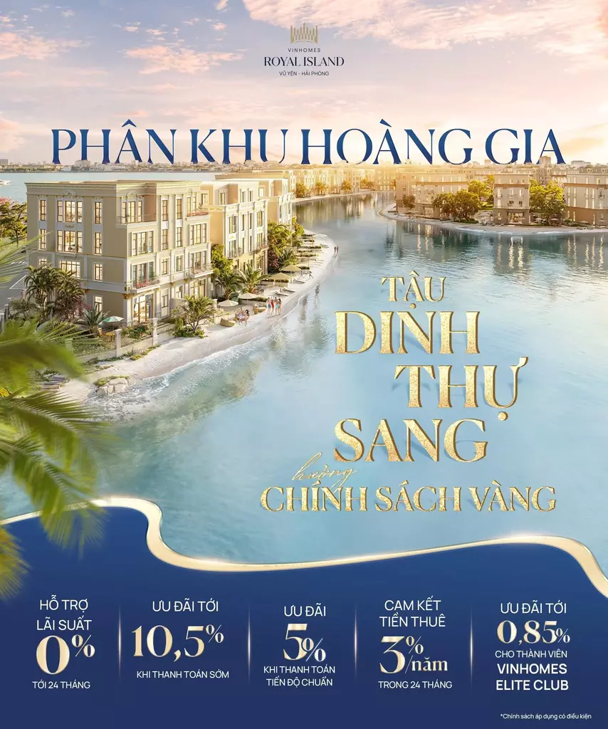 Chính sách bán hàng và ưu đãi cho biệt thự đơn lập Vinhome Vũ Yên Chính sách bán hàng và ưu đãi cho biệt thự đơn lập Vinhome Vũ Yên