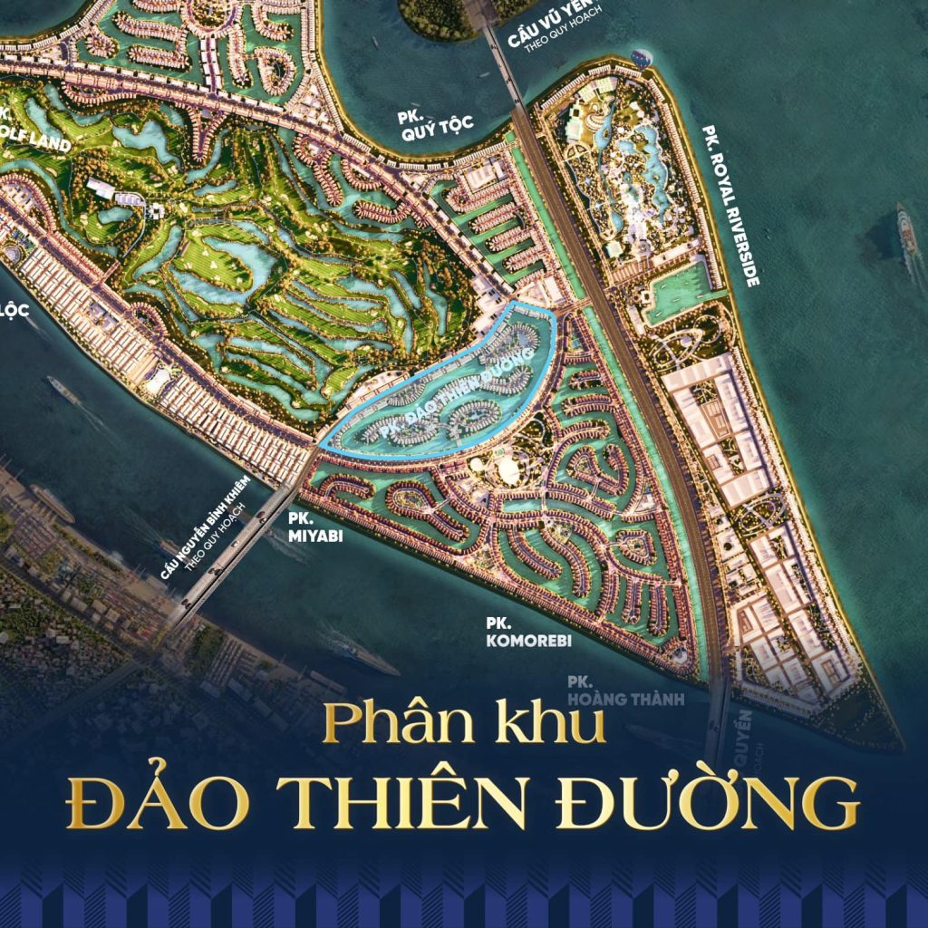 Phân khu Đảo Thiên Đường tại Vinhomes Vũ Yên Hải Phòng