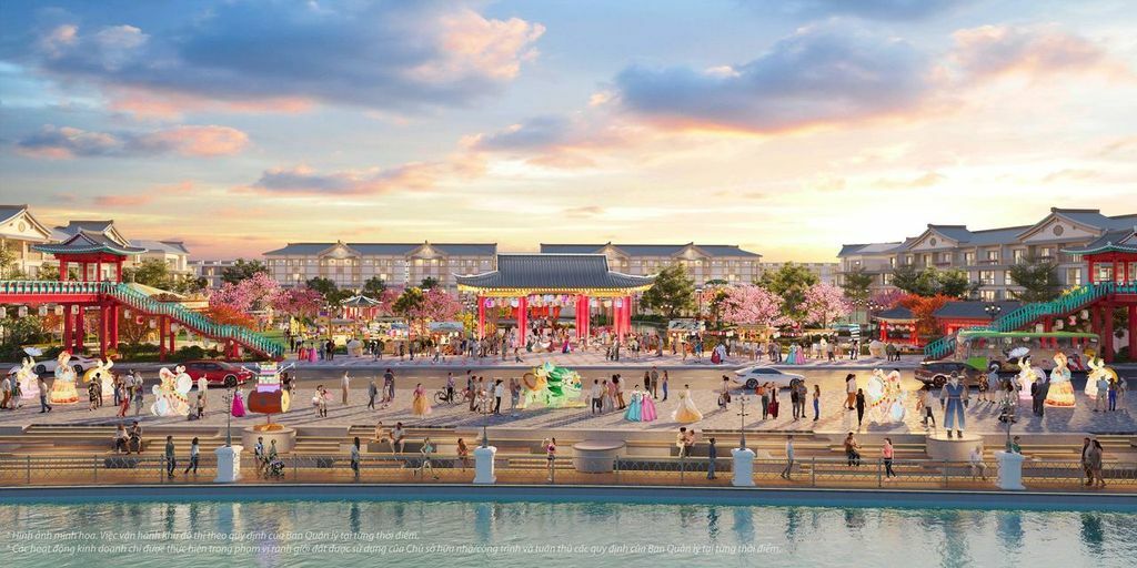 Quảng trường Châu Âu tại Phân khu Tài Lộc Vinhomes Royal Island