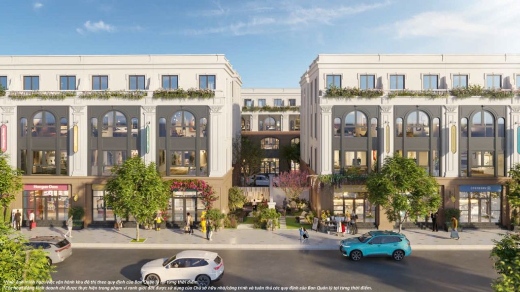 Shophouse phân khu Mặt Trời Vinhomes Golden City