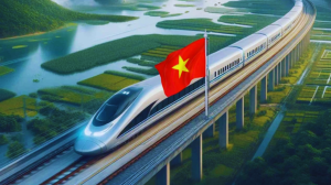 Tàu Điện cao tốc Vinhomes Hạ Long Xanh