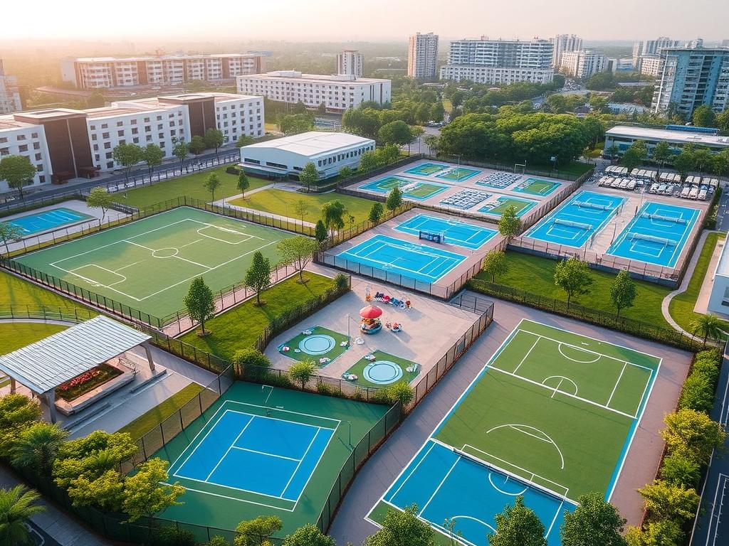 Tiện ích thể thao tại Vinhomes Golden City Dương Kinh Tiện ích thể thao tại Vinhomes Golden City Dương Kinh