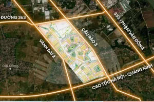 Vị trí chiến lược của Vinhomes Vũ Yên Hải Phòng trên bản đồ