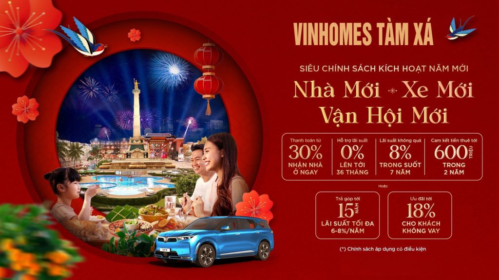 Chính sách bán hàng ưu đãi tại Vinhomes Tàm Xá Đông Anh