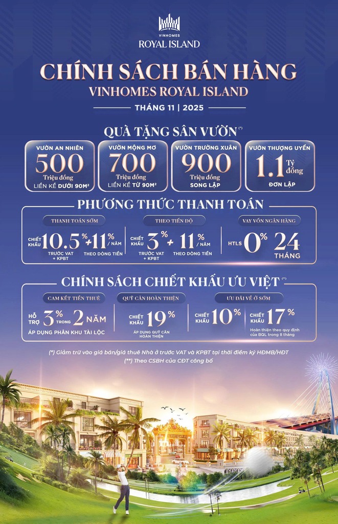 Chính sách thanh toán Vinhomes Vũ Yên Chính sách thanh toán Vinhomes Vũ Yên