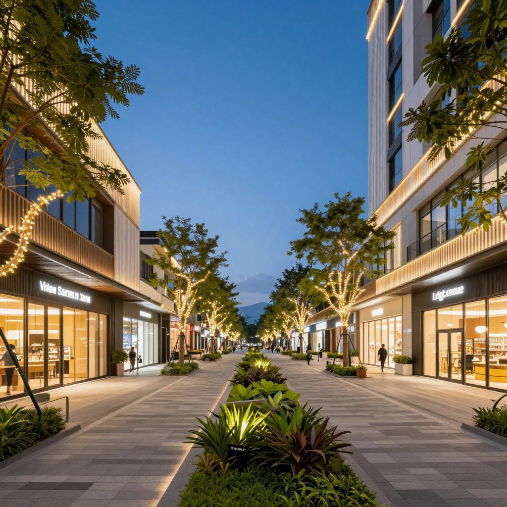 Đại lộ Ánh Sáng tại Vinhomes Hạ Long Xanh