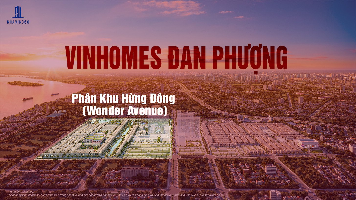 Phối cảnh phân khu Hừng Đông tại Vinhomes Đan Phượng