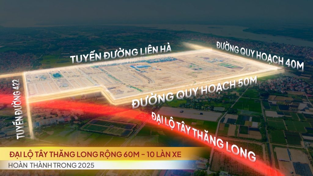 Tiến độ thi công hạ tầng tại Vinhomes Đan Phượng Tiến độ thi công hạ tầng tại Vinhomes Đan Phượng